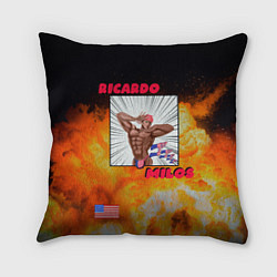 Подушка квадратная Big Ricardo, цвет: 3D-принт