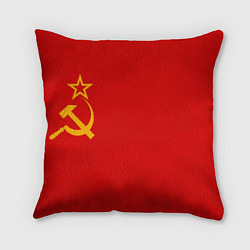 Подушка квадратная Atomic Heart: СССР, цвет: 3D-принт