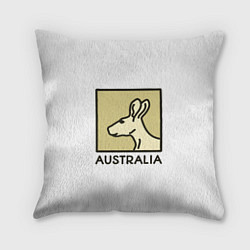 Подушка квадратная Australia, цвет: 3D-принт