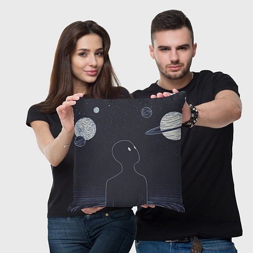 Подушка квадратная Гуррен Лаганн Антиспиральщик / 3D-принт – фото 3