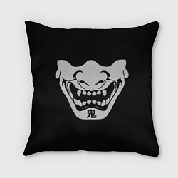 Подушка квадратная Demon ONI, цвет: 3D-принт