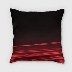 Подушка квадратная Красное и Черное, цвет: 3D-принт