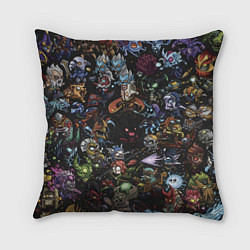 Подушка квадратная Heros Dota 2, цвет: 3D-принт