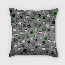 Подушка квадратная Minecraft, цвет: 3D-принт