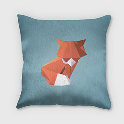 Подушка квадратная Лиса, цвет: 3D-принт