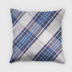 Подушка квадратная Шотландка Z, цвет: 3D-принт