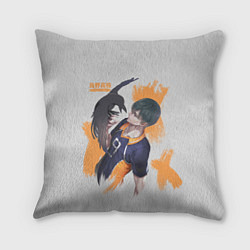 Подушка квадратная Кагеяма Тобио, цвет: 3D-принт
