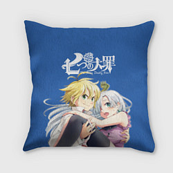 Подушка квадратная 7 смертных грехов, цвет: 3D-принт