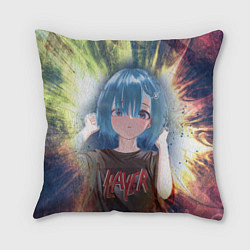 Подушка квадратная Rem Slayer, цвет: 3D-принт