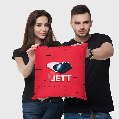 Подушка квадратная Jett / 3D-принт – фото 3