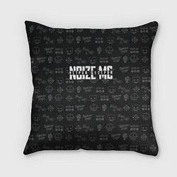 Подушка квадратная Noize MC, цвет: 3D-принт