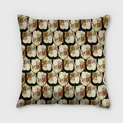 Подушка квадратная Face the truth, цвет: 3D-принт