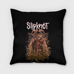 Подушка квадратная SLIPKNOT, цвет: 3D-принт