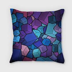 Подушка квадратная Vector-Shape, цвет: 3D-принт