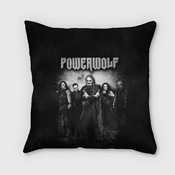 Подушка квадратная Powerwolf, цвет: 3D-принт