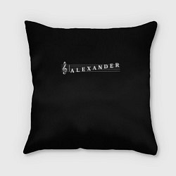 Подушка квадратная Alexander, цвет: 3D-принт