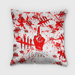 Подушка квадратная Dead by Daylight, цвет: 3D-принт