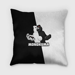 Подушка квадратная МОНОКУМА, цвет: 3D-принт