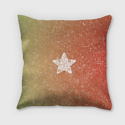 Подушка квадратная Звезда АПВ 128КЗ, цвет: 3D-принт