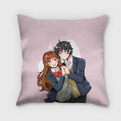 Подушка квадратная Кёко и Изуми, цвет: 3D-принт