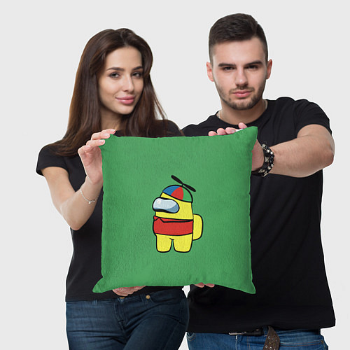 Подушка квадратная Bobs / 3D-принт – фото 3