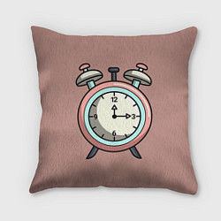 Подушка квадратная Clock, цвет: 3D-принт