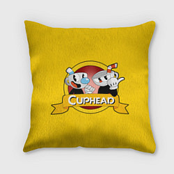 Подушка квадратная CUPHEAD КАПХЕД, цвет: 3D-принт