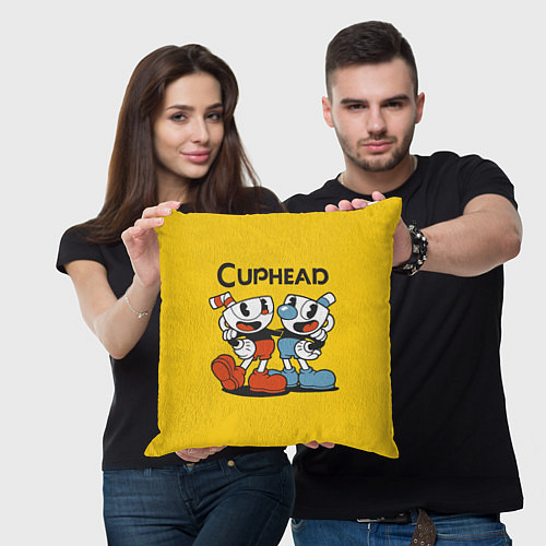 Подушка квадратная CUPHEAD / 3D-принт – фото 3