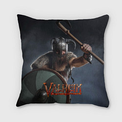 Подушка квадратная Viking Valheim, цвет: 3D-принт