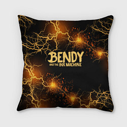 Подушка квадратная BENDY LOGO, цвет: 3D-принт