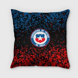 Подушка квадратная Сборная Чили, цвет: 3D-принт