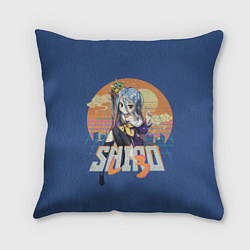 Подушка квадратная Shiro princess, цвет: 3D-принт