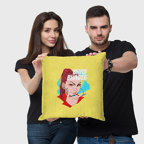 Подушка квадратная Bhabie / 3D-принт – фото 3