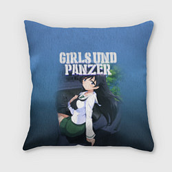 Подушка квадратная Girls und Panzer, цвет: 3D-принт