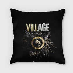 Подушка квадратная Resident Evil: Village, цвет: 3D-принт