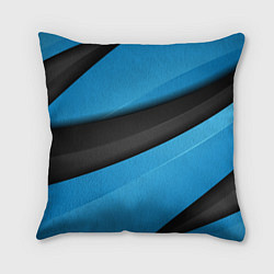 Подушка квадратная Blue Sport Style, цвет: 3D-принт