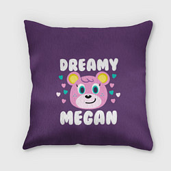 Подушка квадратная Dreamy Megan, цвет: 3D-принт