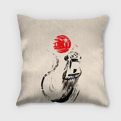 Подушка квадратная Flying car, цвет: 3D-принт