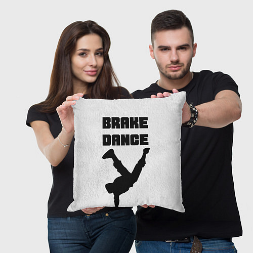Подушка квадратная Brake Dance / 3D-принт – фото 3