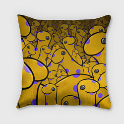Подушка квадратная Nessy, цвет: 3D-принт
