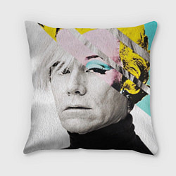 Подушка квадратная Энди Уорхол Andy Warhol, цвет: 3D-принт