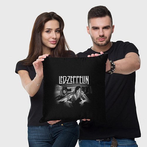 Подушка квадратная Led Zeppelin / 3D-принт – фото 3