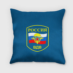 Подушка квадратная ВДВ России, цвет: 3D-принт