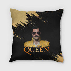 Подушка квадратная Фредди Меркьюри Freddie Mercury Z, цвет: 3D-принт