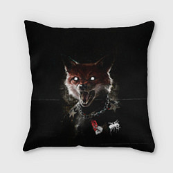 Подушка квадратная Prodigy Fox, цвет: 3D-принт