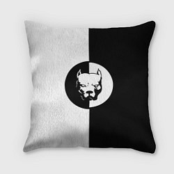 Подушка квадратная PITBULL SYNDICATE ПИТБУЛЬ СИ, цвет: 3D-принт