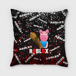 Подушка квадратная Roblox piggyСвинка Пигги