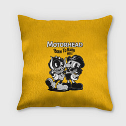 Подушка квадратная Motorhead x Cuphead, цвет: 3D-принт
