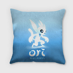 Подушка квадратная Ori and the Will of the Wisps, цвет: 3D-принт