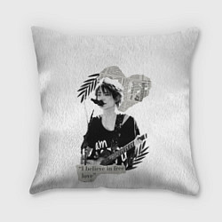 Подушка квадратная Free love, цвет: 3D-принт